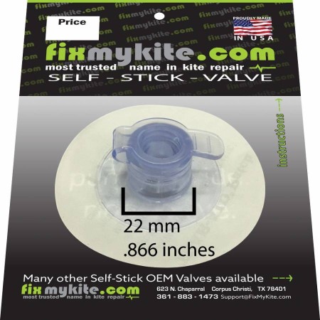 FixMyKite.com 11mm Deflate (Dump) Kiteboarding Valve