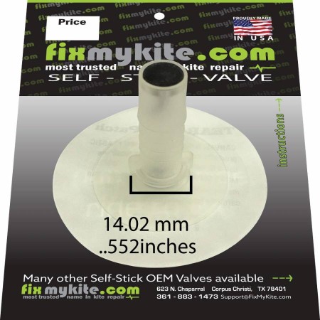 FixMyKite.com Naish Octopus MALE One Pump Valve for the leading edge